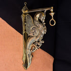 Brass Peacock Wall Mount Bracket
